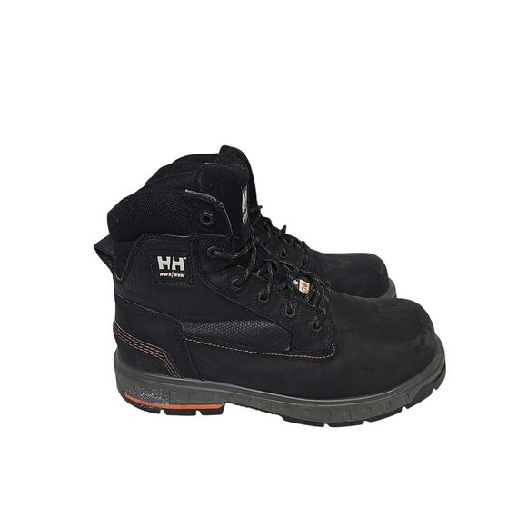 Helly Hansen Men's 6” FreshTech Steel Toe Work Boots HHS232001 Black Size 11M - Picture 2 of 7
